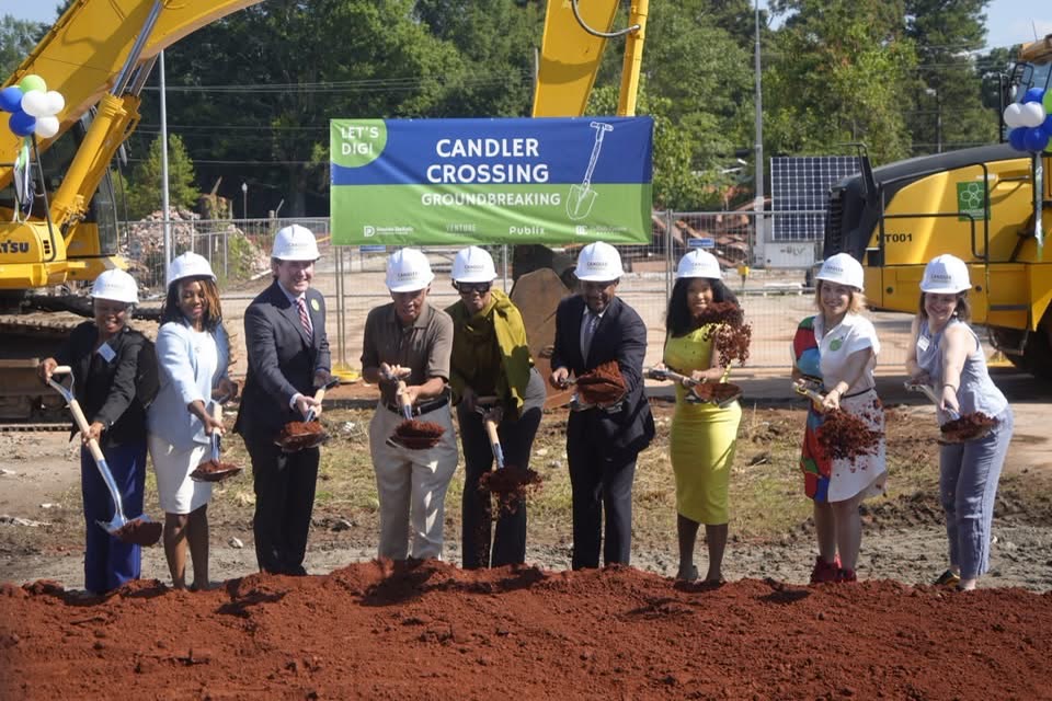 Candler Crossing — Groundbreaking · for DeKalb County · Candler Road at Glenwood Road, Decatur, GA · frame 1